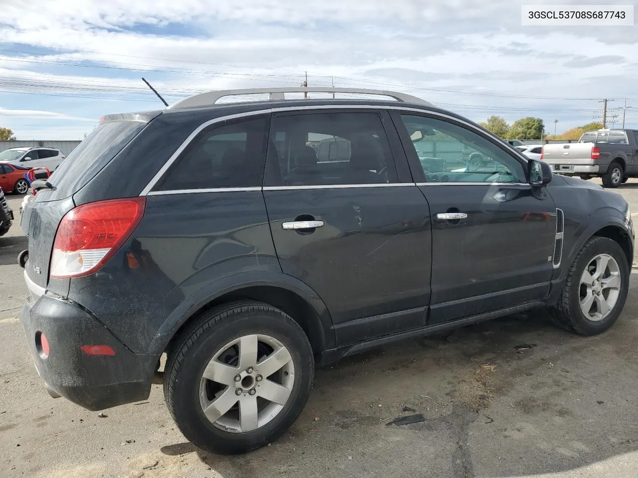 2008 Saturn Vue Xr VIN: 3GSCL53708S687743 Lot: 78351174