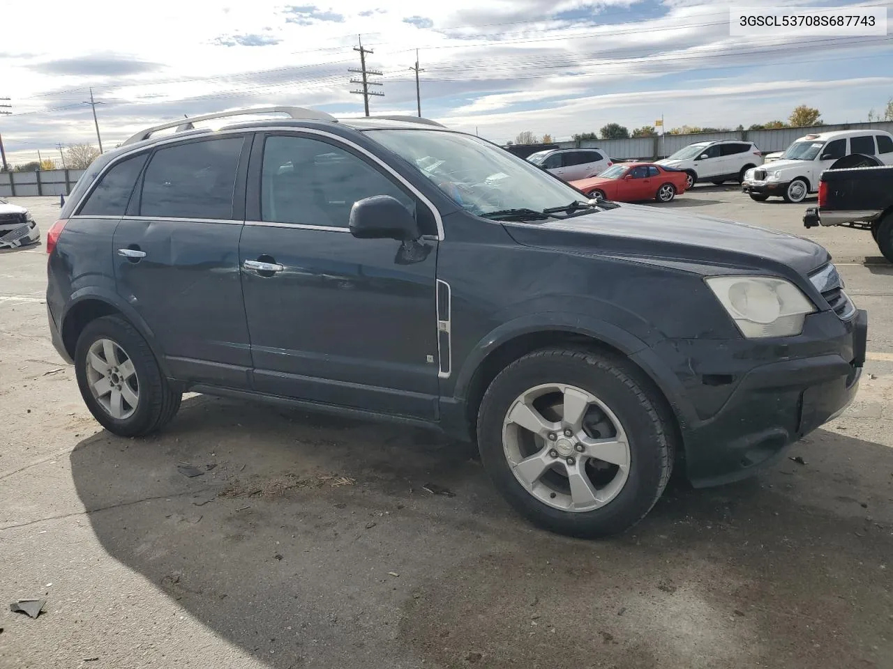 2008 Saturn Vue Xr VIN: 3GSCL53708S687743 Lot: 78351174