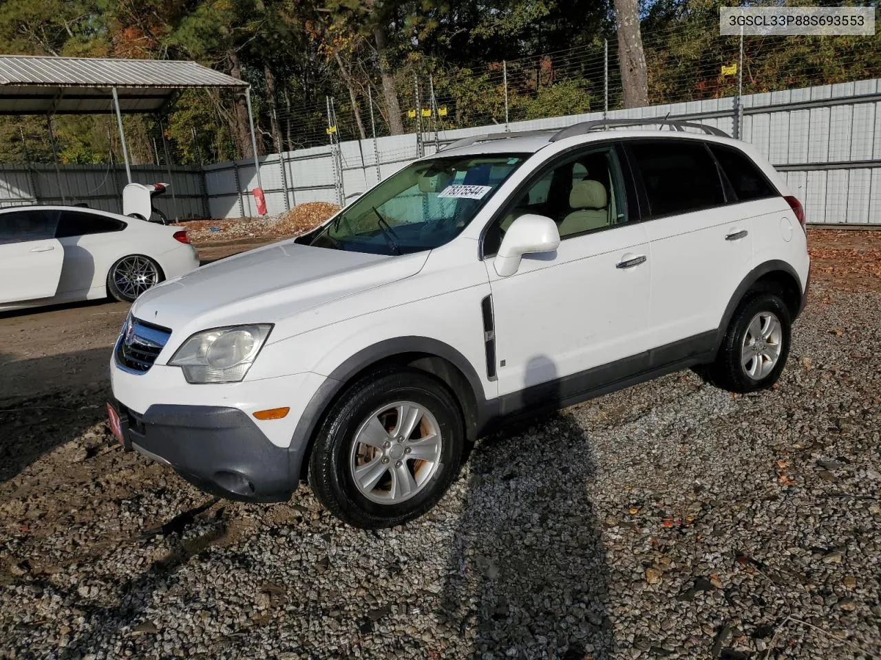 2008 Saturn Vue Xe VIN: 3GSCL33P88S693553 Lot: 78375544