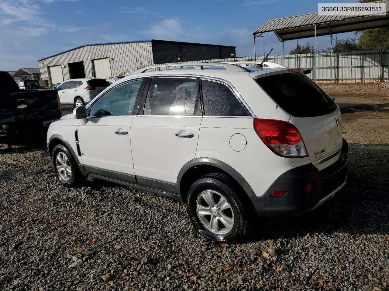 2008 Saturn Vue Xe VIN: 3GSCL33P88S693553 Lot: 78375544