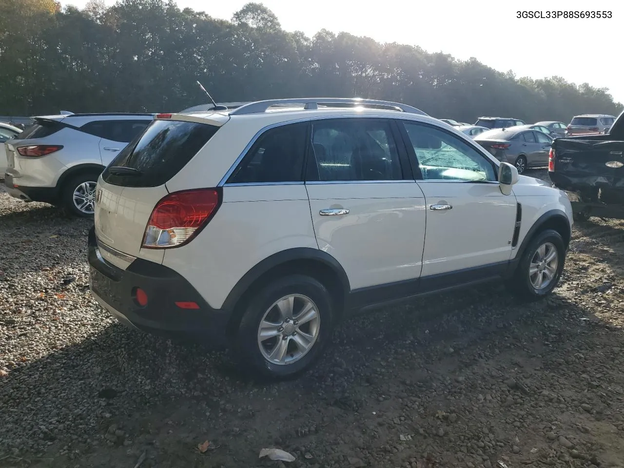 2008 Saturn Vue Xe VIN: 3GSCL33P88S693553 Lot: 78375544