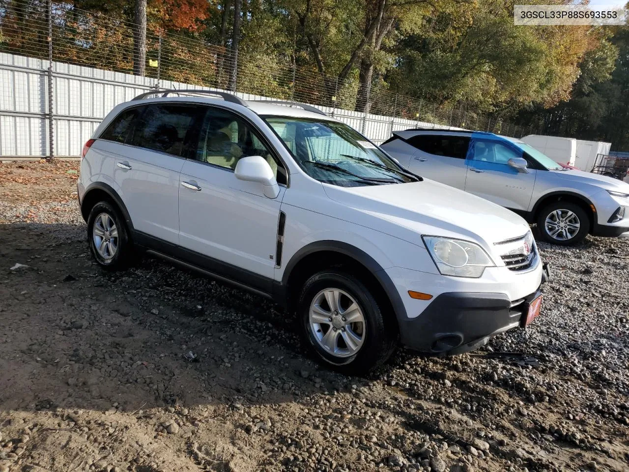 2008 Saturn Vue Xe VIN: 3GSCL33P88S693553 Lot: 78375544