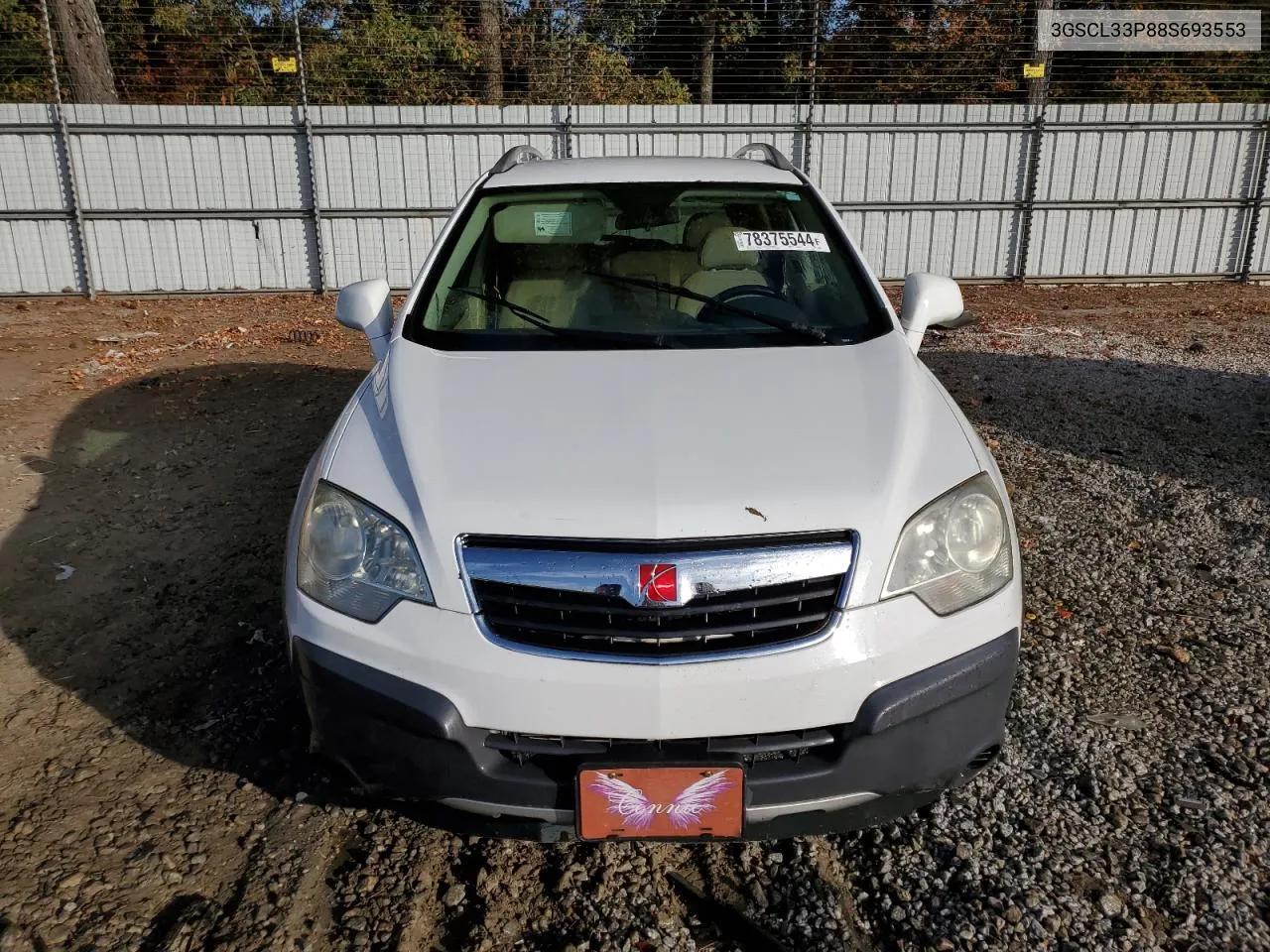 2008 Saturn Vue Xe VIN: 3GSCL33P88S693553 Lot: 78375544