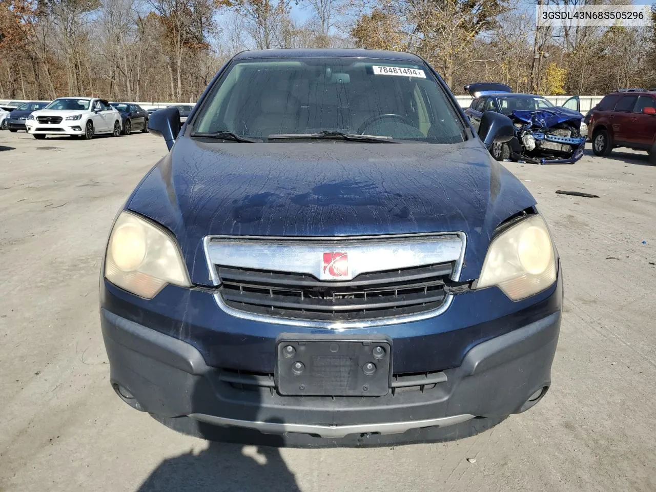 2008 Saturn Vue Xe VIN: 3GSDL43N68S505296 Lot: 78481494