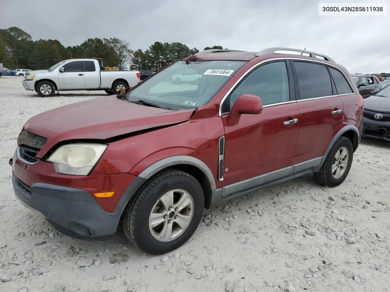 3GSDL43N28S611938 2008 Saturn Vue Xe