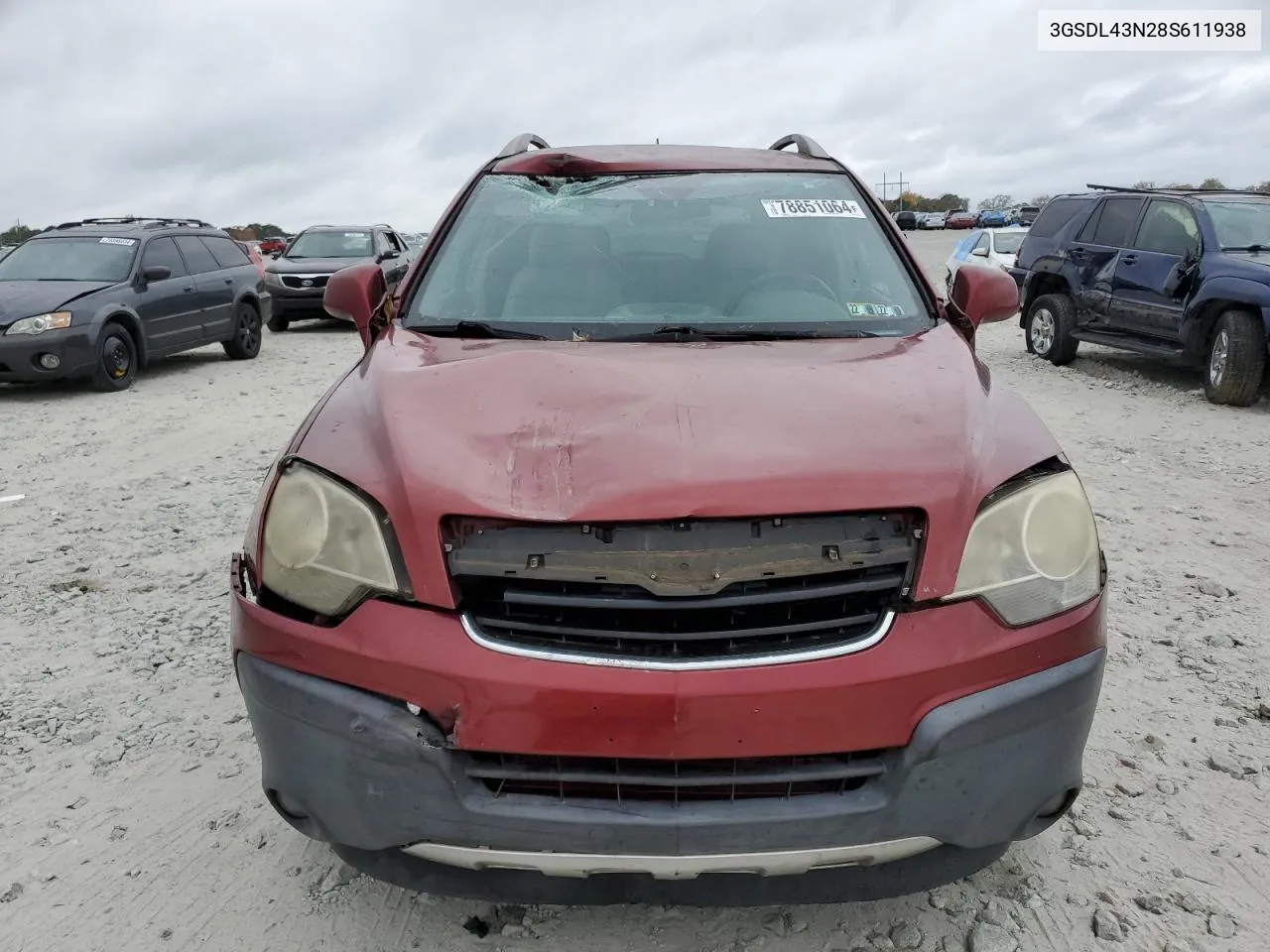 3GSDL43N28S611938 2008 Saturn Vue Xe