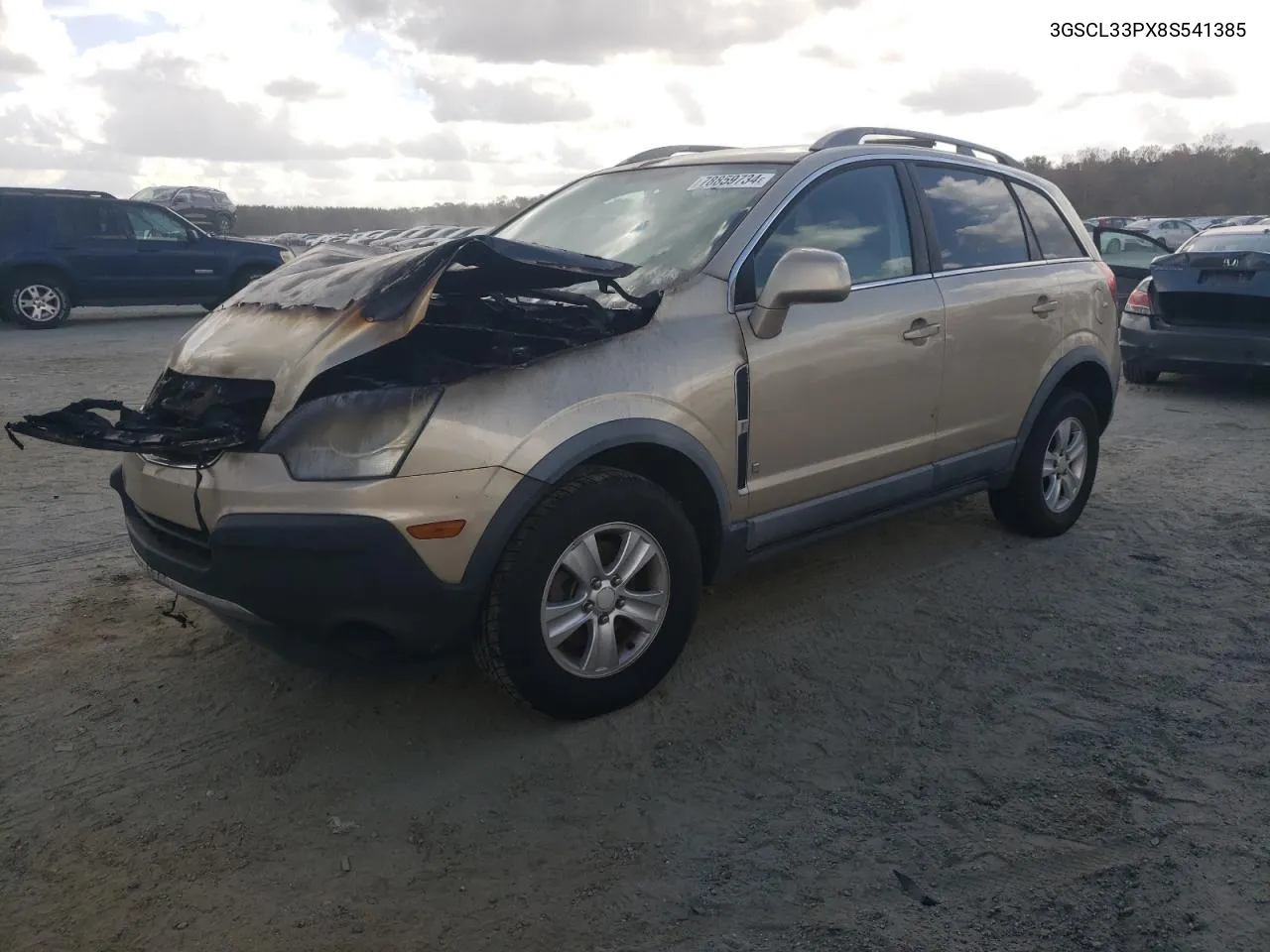 2008 Saturn Vue Xe VIN: 3GSCL33PX8S541385 Lot: 78859734