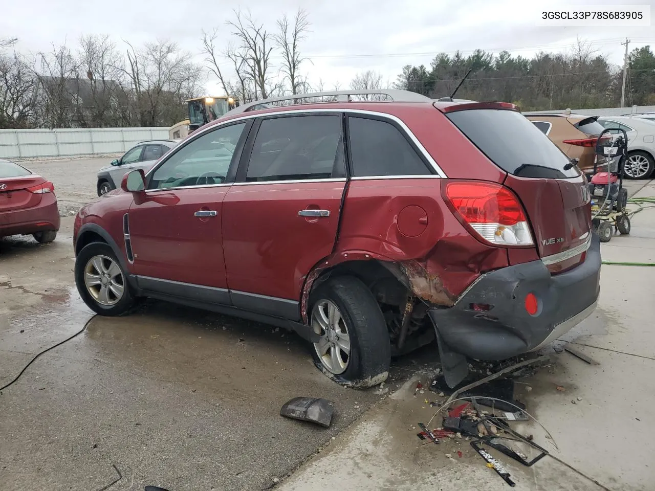 2008 Saturn Vue Xe VIN: 3GSCL33P78S683905 Lot: 79132464