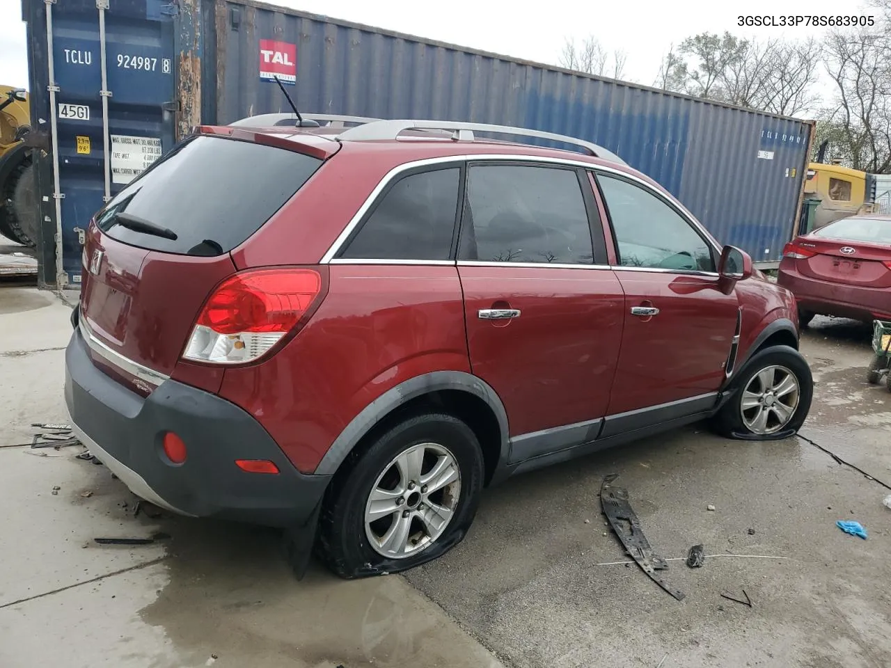 2008 Saturn Vue Xe VIN: 3GSCL33P78S683905 Lot: 79132464