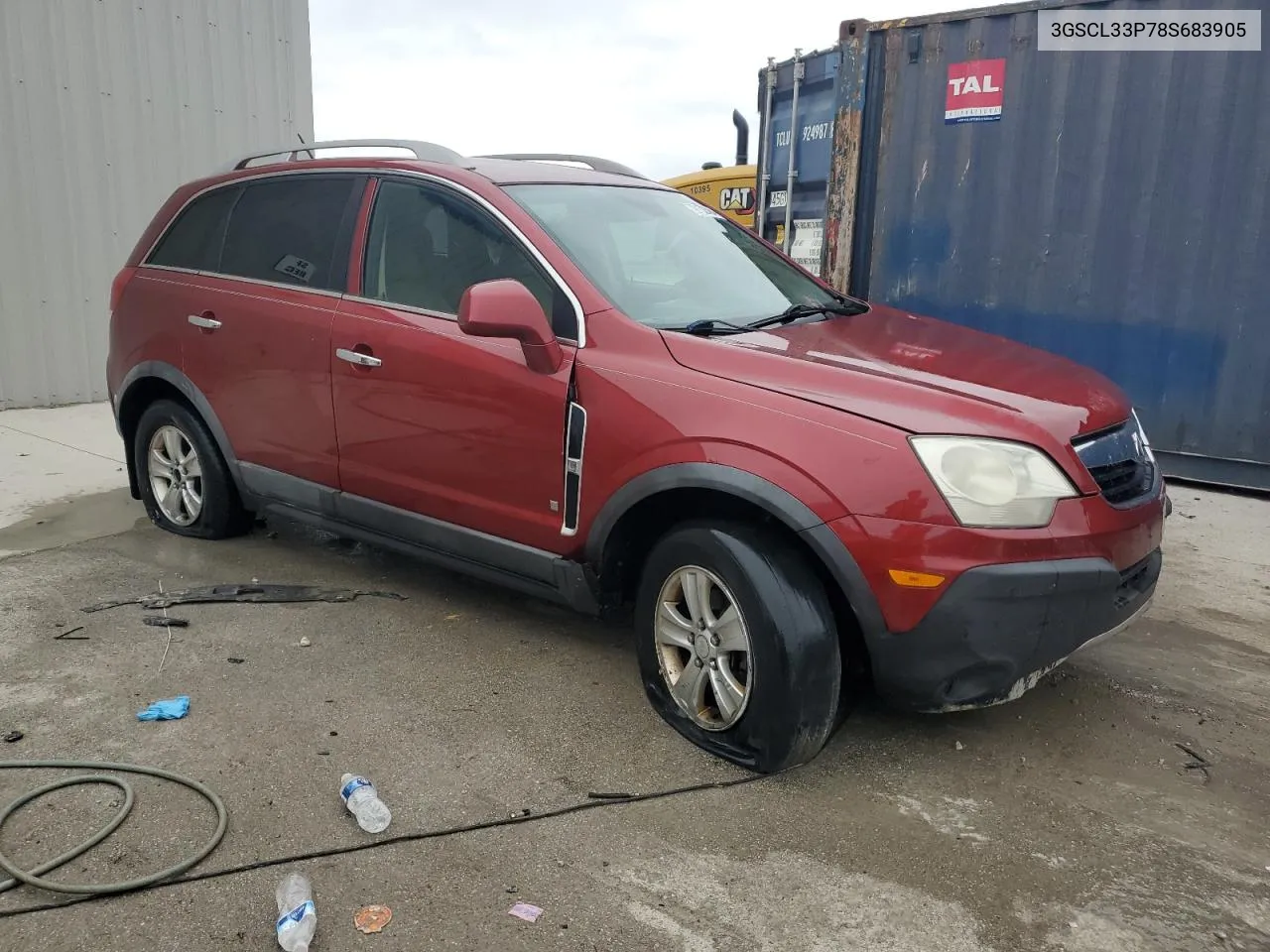 2008 Saturn Vue Xe VIN: 3GSCL33P78S683905 Lot: 79132464