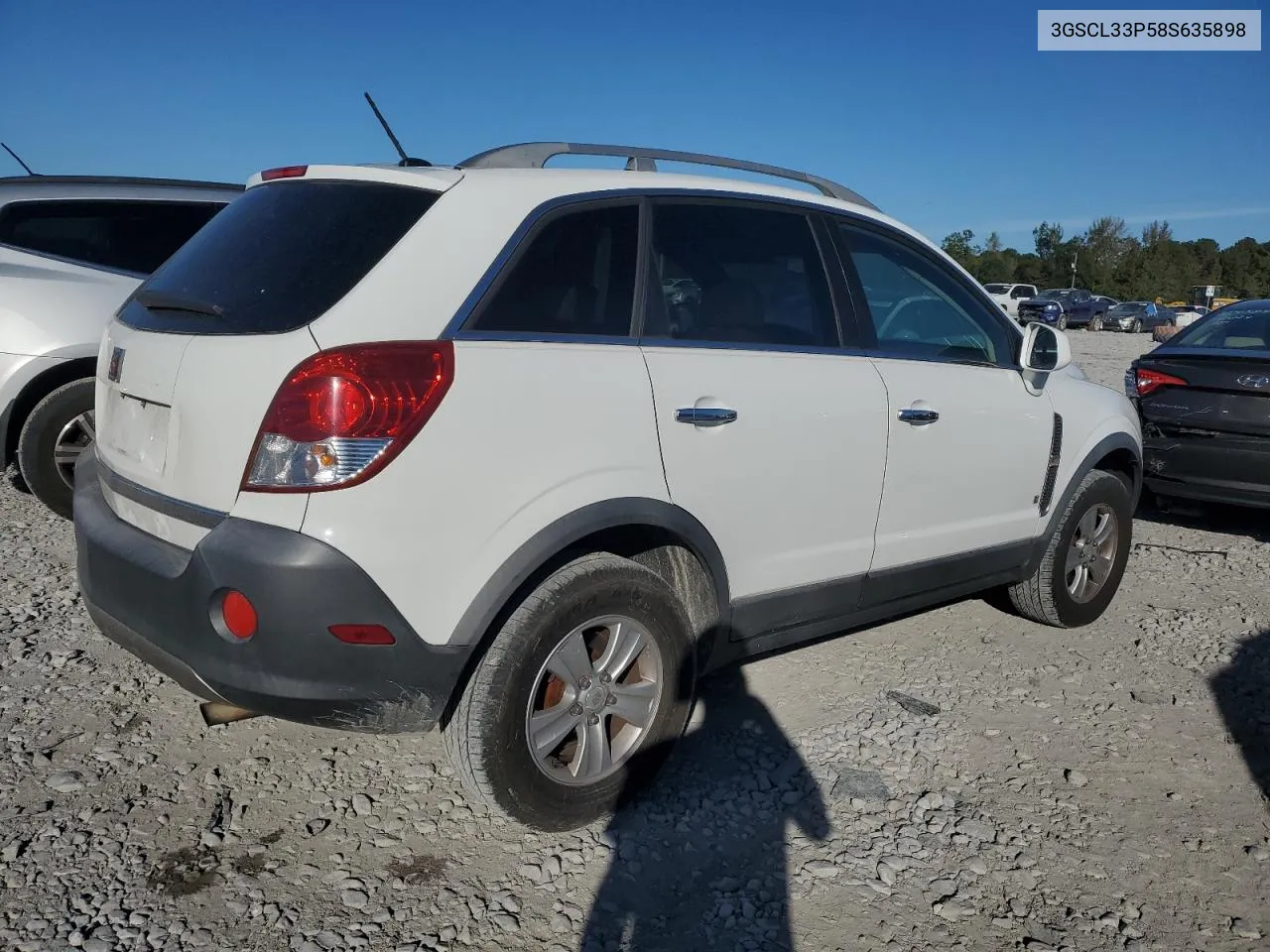 2008 Saturn Vue Xe VIN: 3GSCL33P58S635898 Lot: 79300704