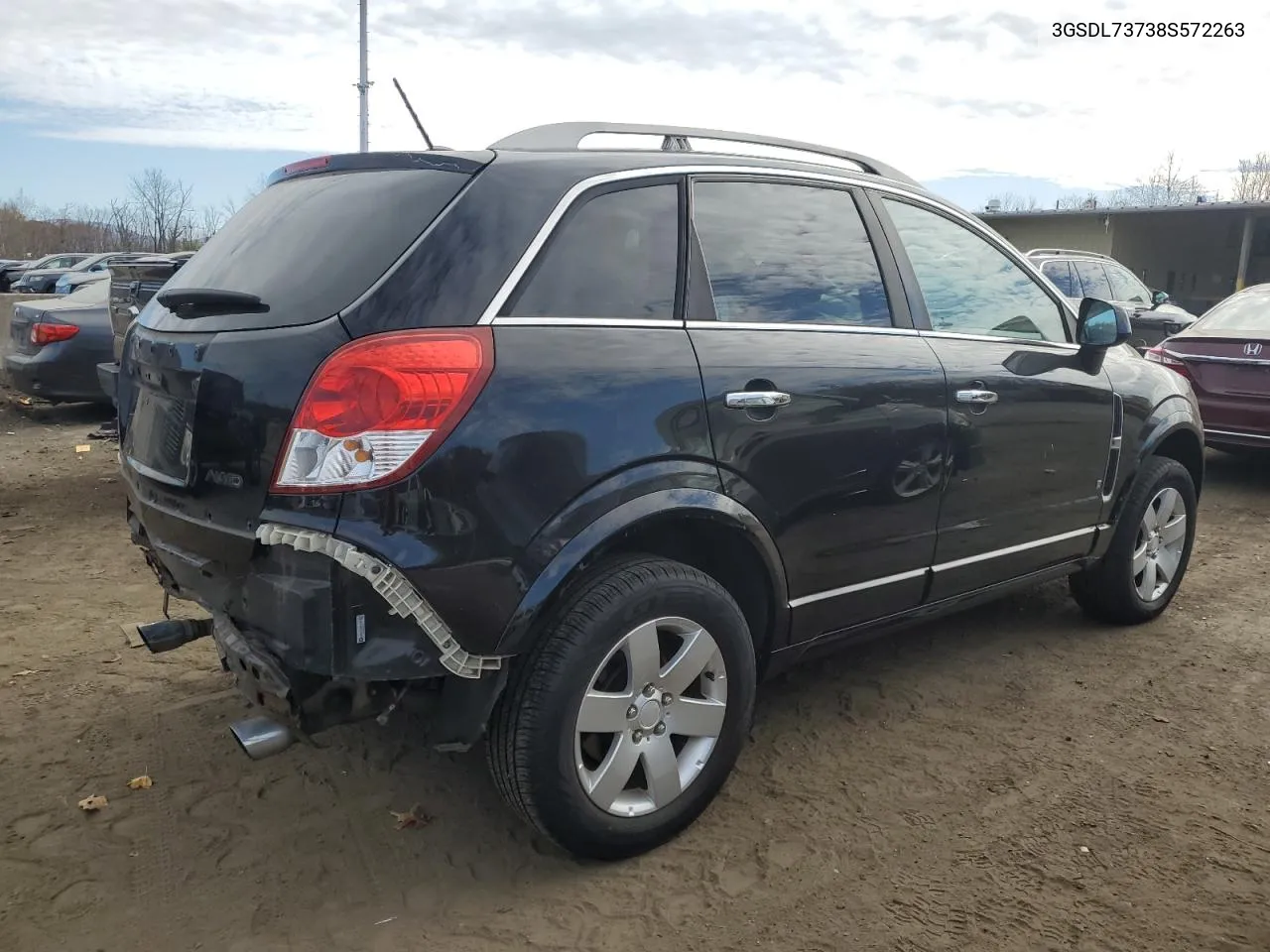 2008 Saturn Vue Xr VIN: 3GSDL73738S572263 Lot: 79552424