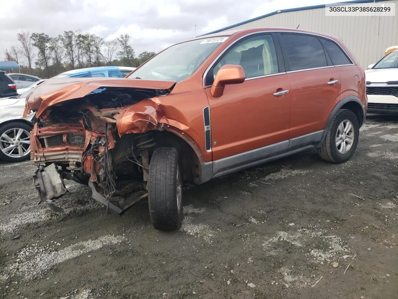 2008 Saturn Vue Xe VIN: 3GSCL33P38S628299 Lot: 79819124