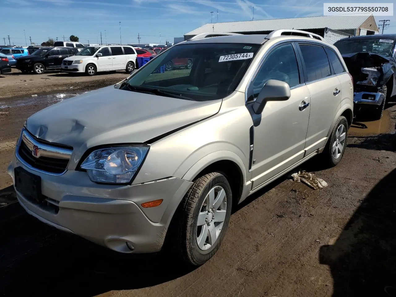 2009 Saturn Vue Xr VIN: 3GSDL53779S550708 Lot: 72305744