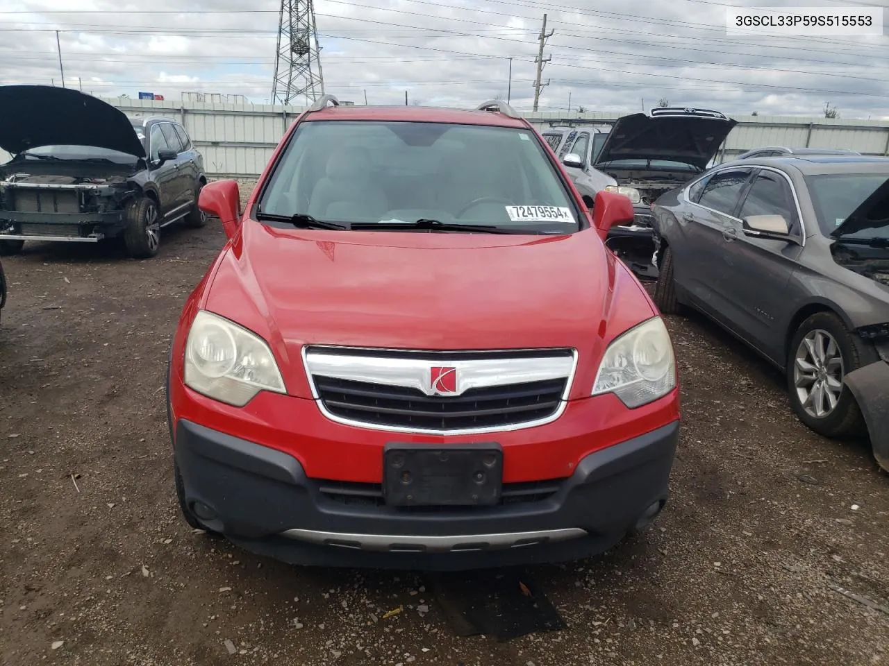 2009 Saturn Vue Xe VIN: 3GSCL33P59S515553 Lot: 72479554