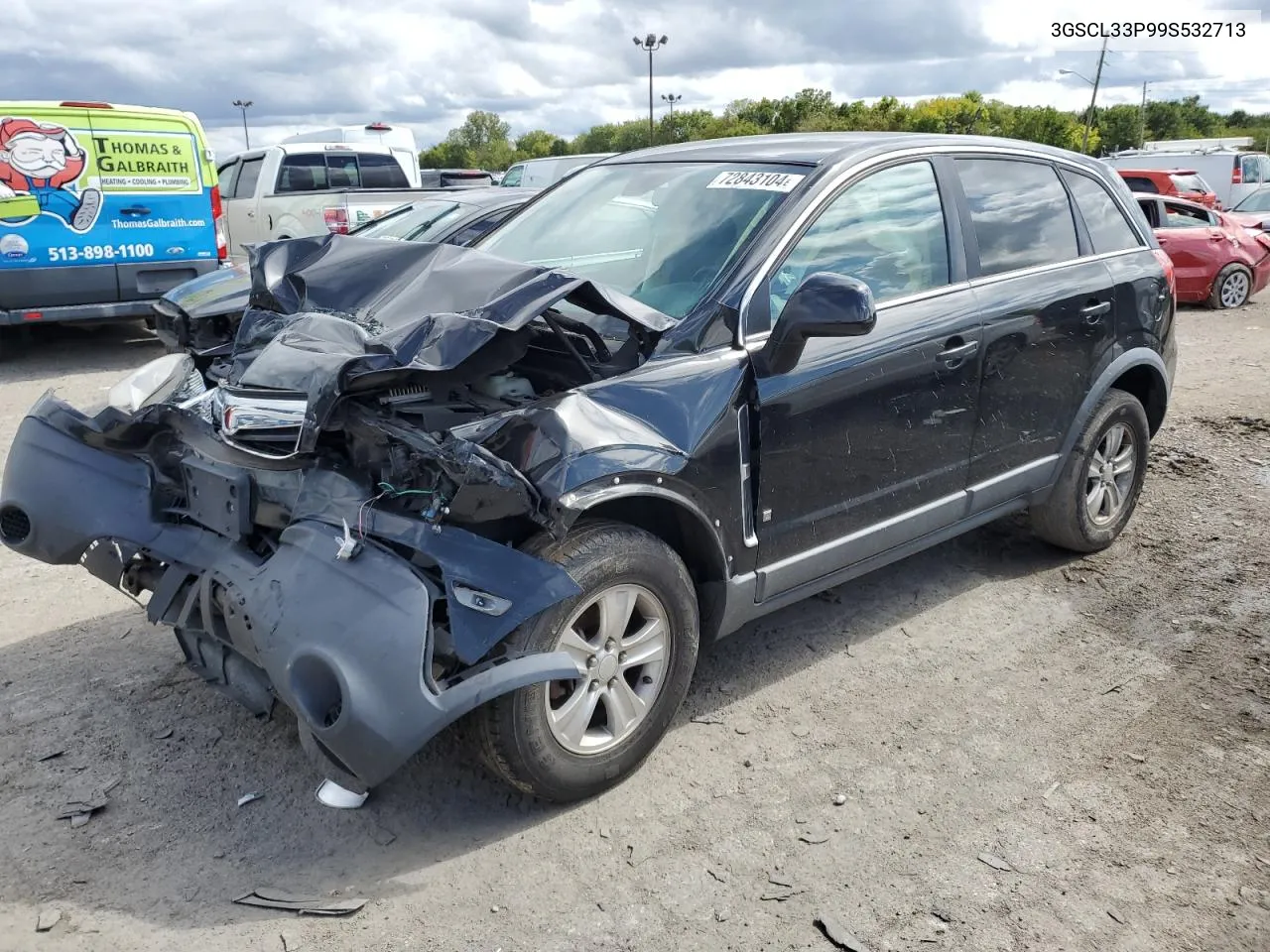 2009 Saturn Vue Xe VIN: 3GSCL33P99S532713 Lot: 72843104