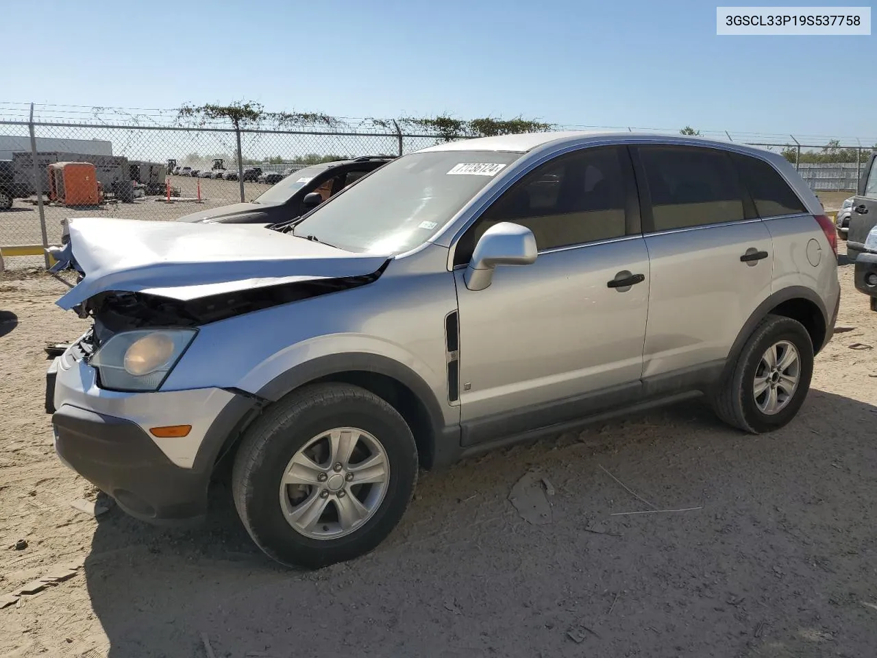 2009 Saturn Vue Xe VIN: 3GSCL33P19S537758 Lot: 77036124