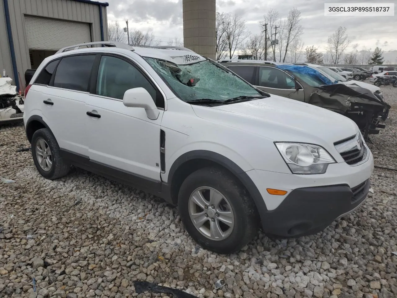 2009 Saturn Vue Xe VIN: 3GSCL33P89S518737 Lot: 78515594