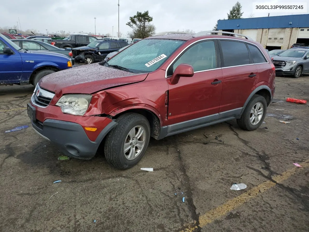 2009 Saturn Vue Xe VIN: 3GSCL33P99S507245 Lot: 81579284