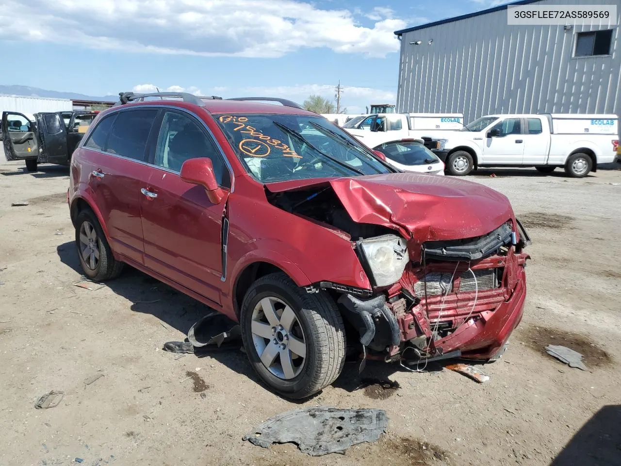 2010 Saturn Vue Xr VIN: 3GSFLEE72AS589569 Lot: 75008344