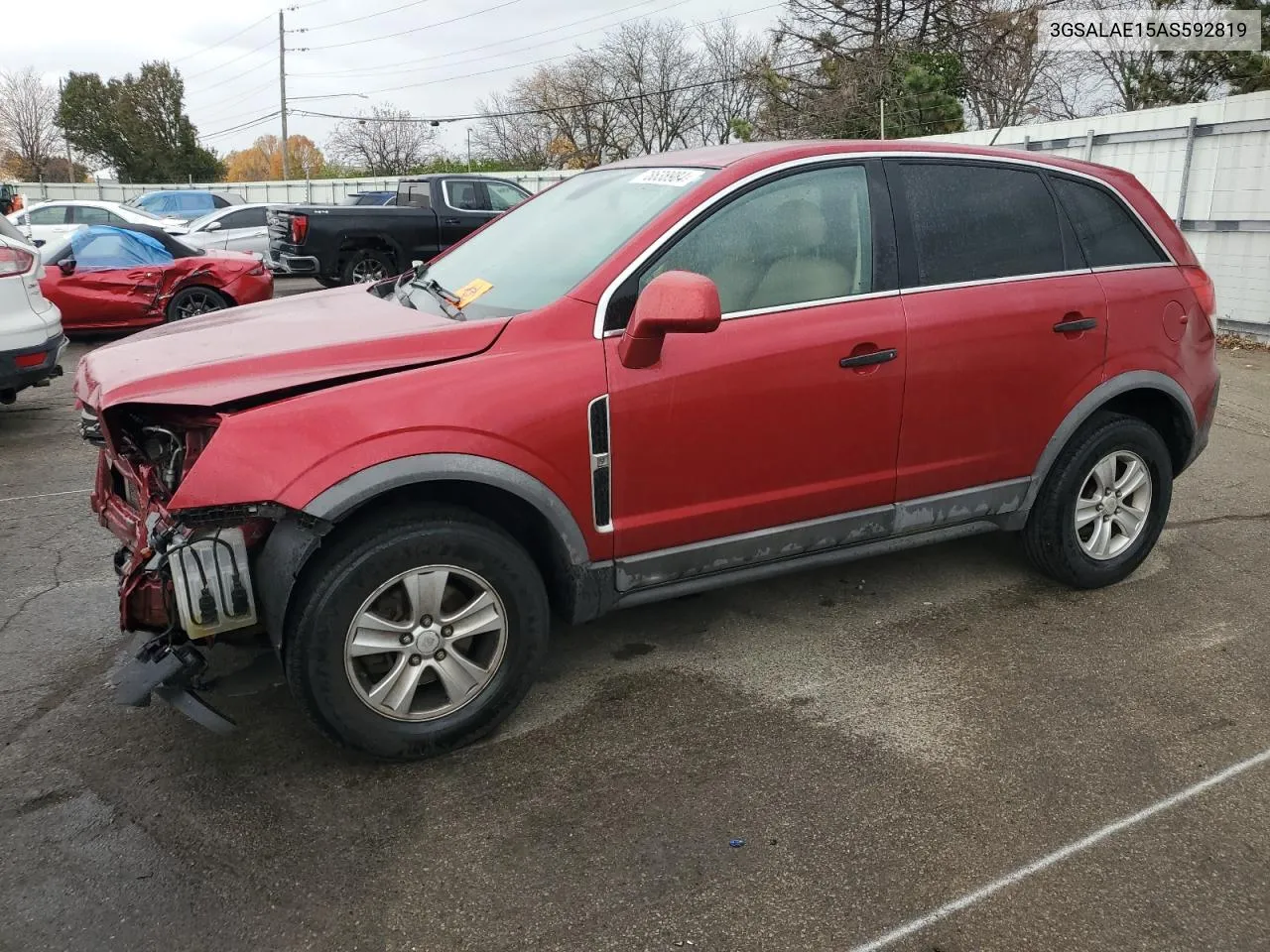 2010 Saturn Vue Xe VIN: 3GSALAE15AS592819 Lot: 78638984