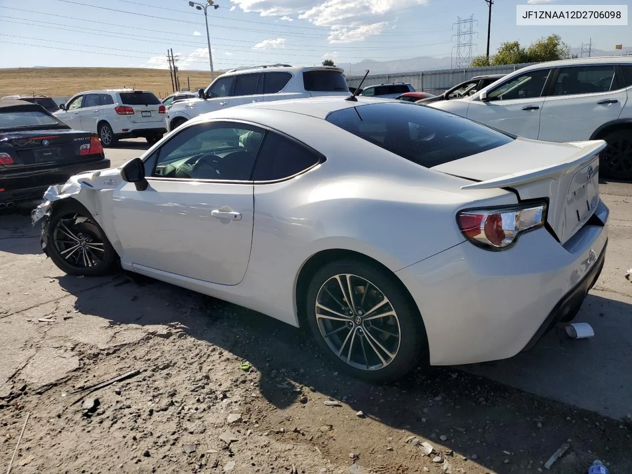 2013 Toyota Scion Fr-S VIN: JF1ZNAA12D2706098 Lot: 74398834