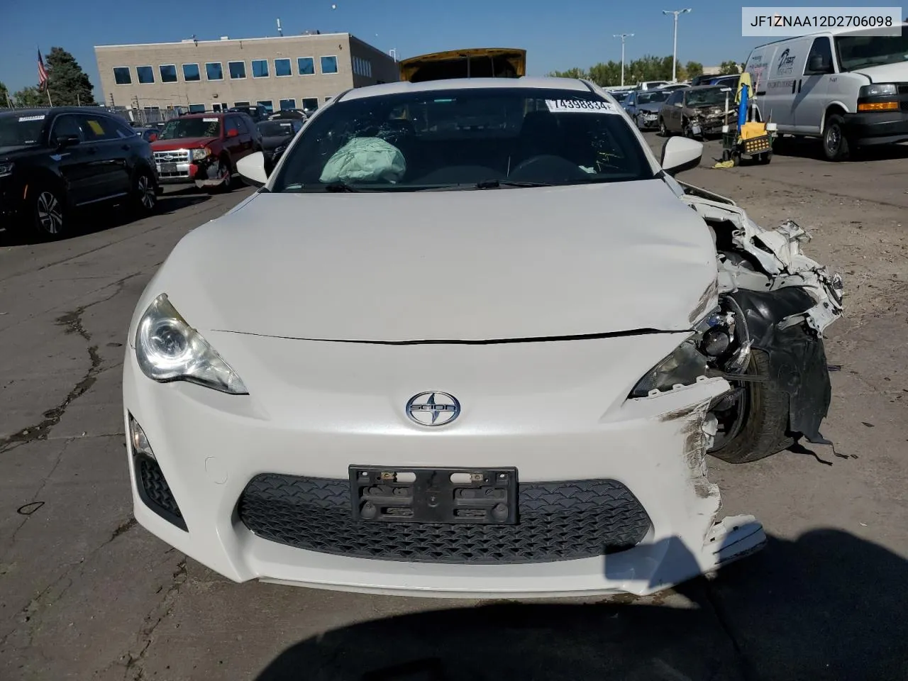 2013 Toyota Scion Fr-S VIN: JF1ZNAA12D2706098 Lot: 74398834