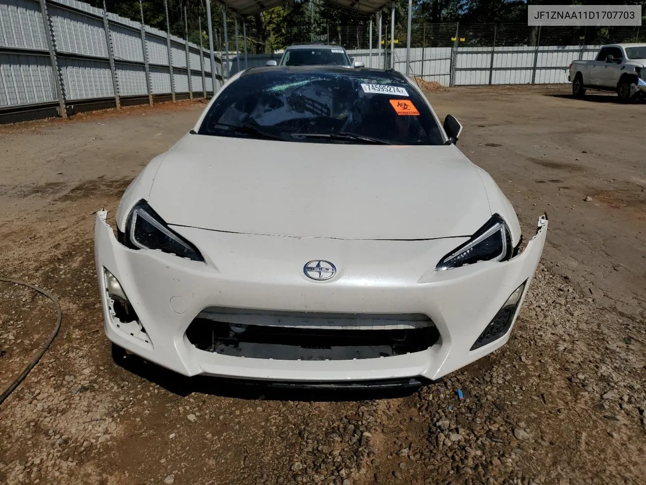 2013 Toyota Scion Fr-S VIN: JF1ZNAA11D1707703 Lot: 74595274