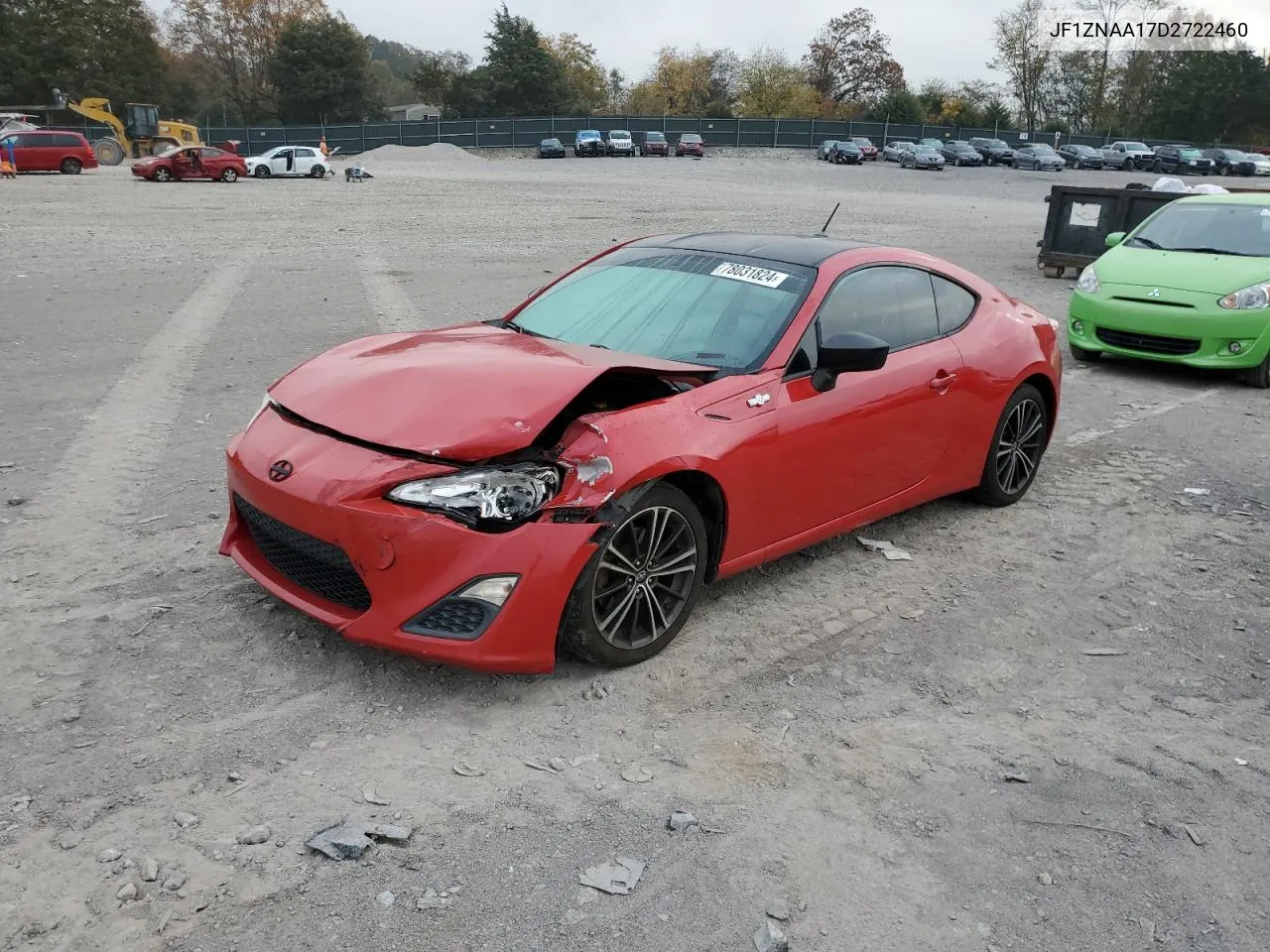 2013 Toyota Scion Fr-S VIN: JF1ZNAA17D2722460 Lot: 78031824