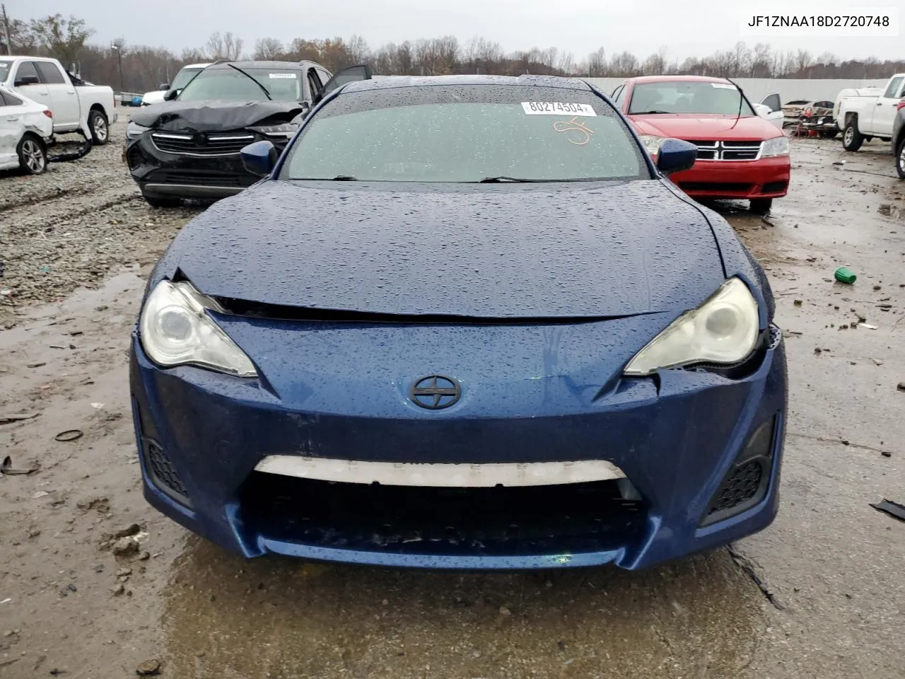 2013 Toyota Scion Fr-S VIN: JF1ZNAA18D2720748 Lot: 80274504