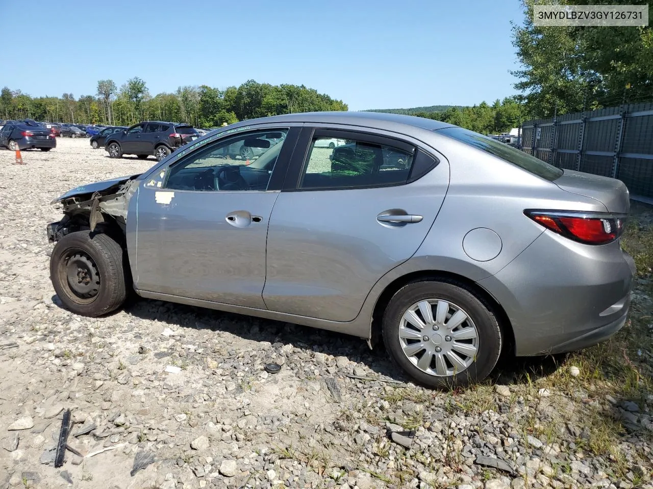 2016 Toyota Scion Ia VIN: 3MYDLBZV3GY126731 Lot: 69104584