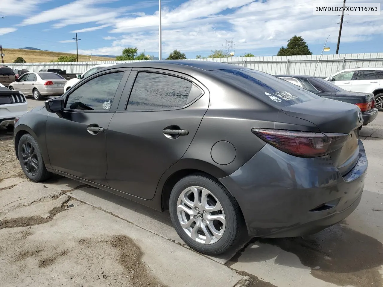 2016 Toyota Scion Ia VIN: 3MYDLBZVXGY116763 Lot: 72471034