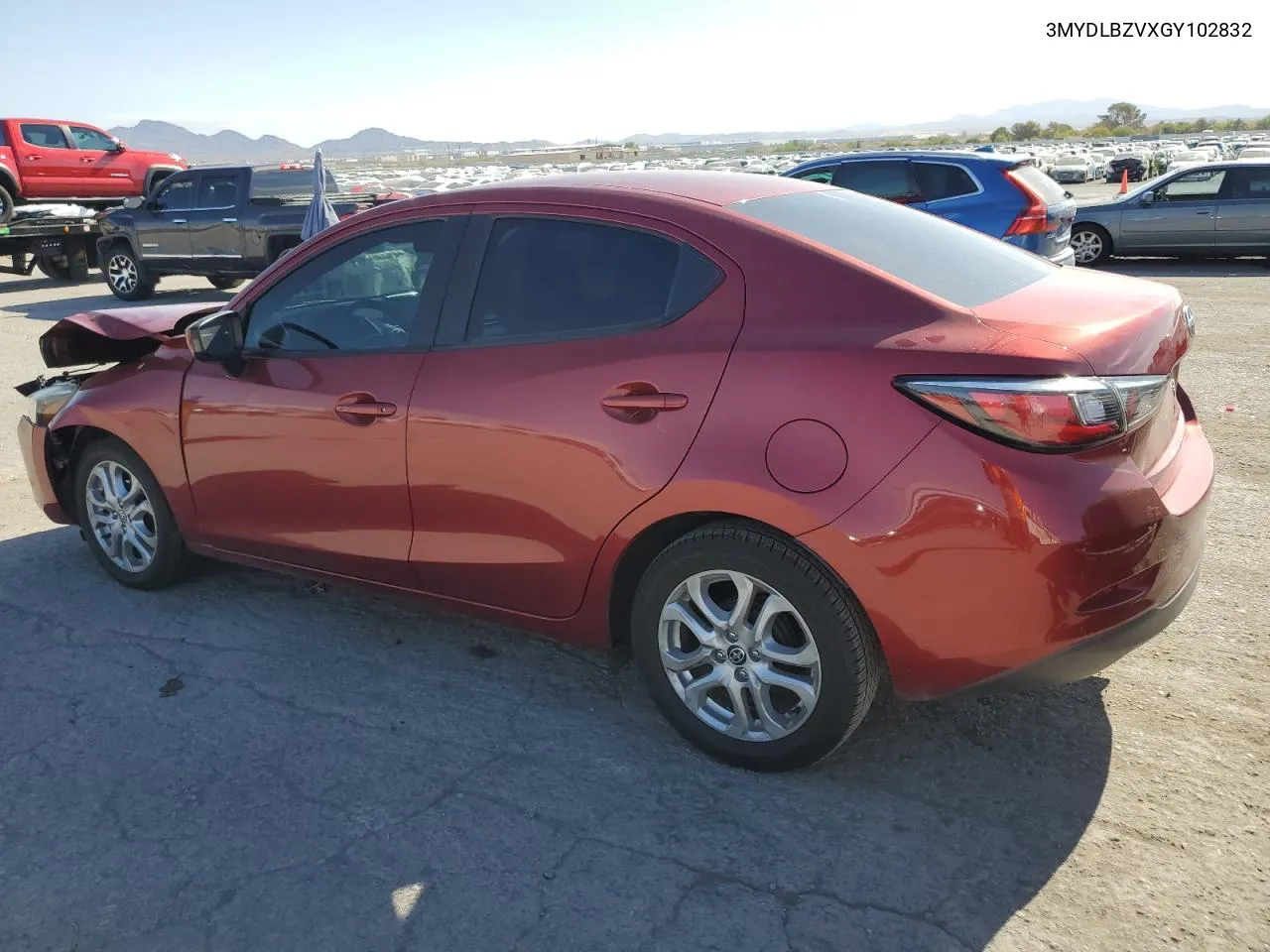 2016 Toyota Scion Ia VIN: 3MYDLBZVXGY102832 Lot: 73608824