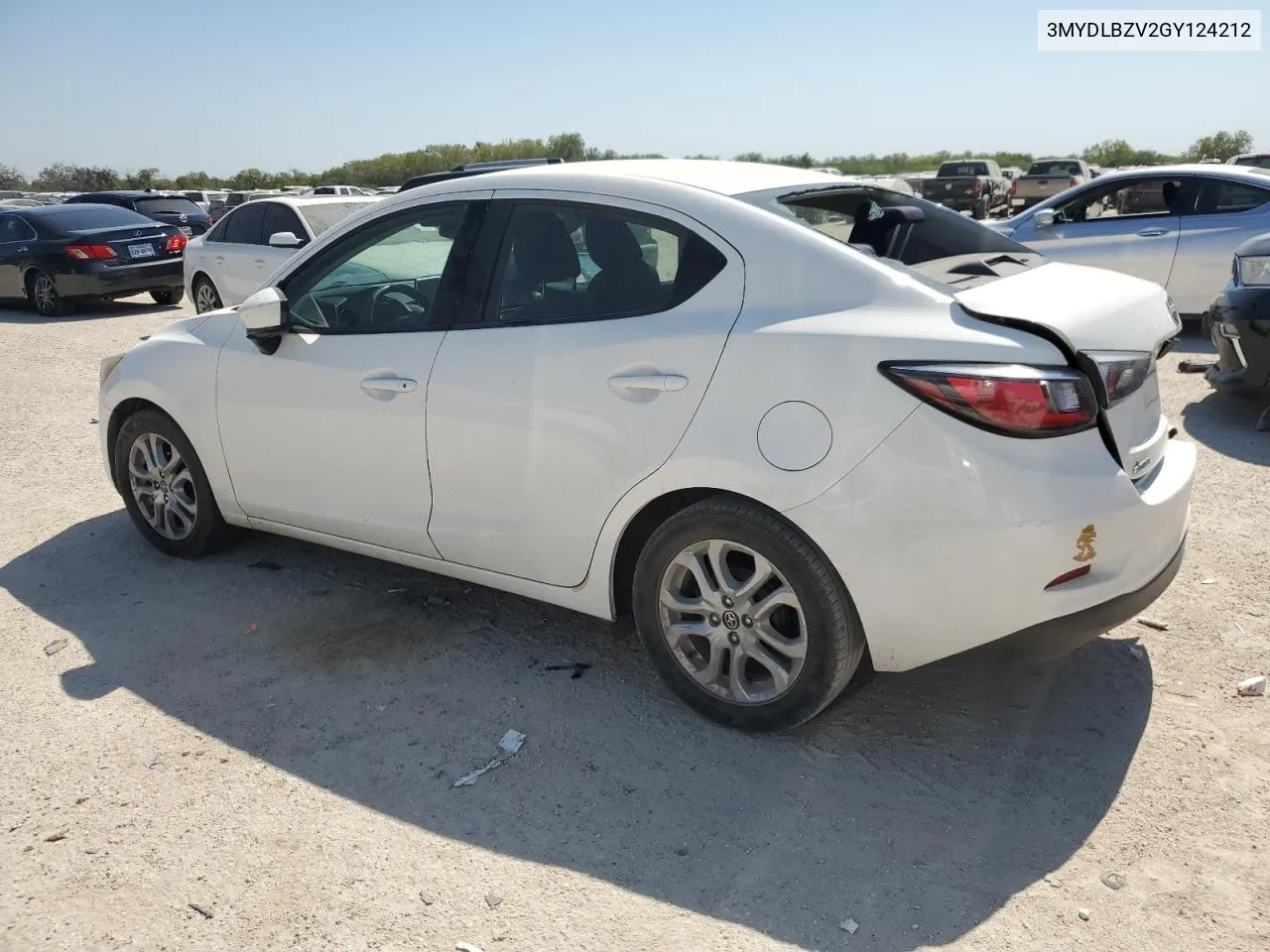 2016 Toyota Scion Ia VIN: 3MYDLBZV2GY124212 Lot: 75394264