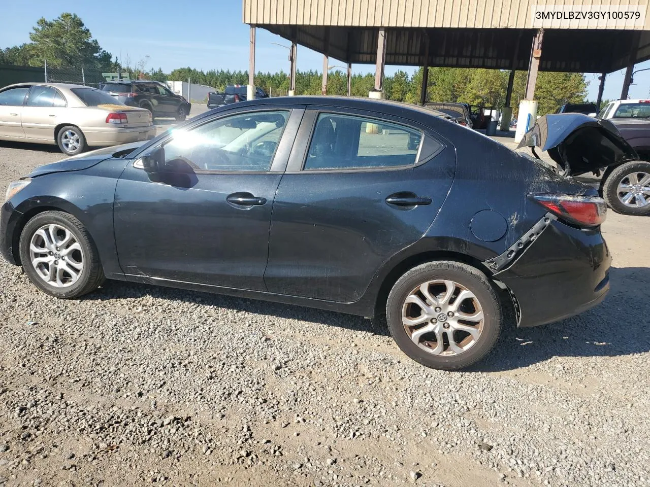 2016 Toyota Scion Ia VIN: 3MYDLBZV3GY100579 Lot: 76241844