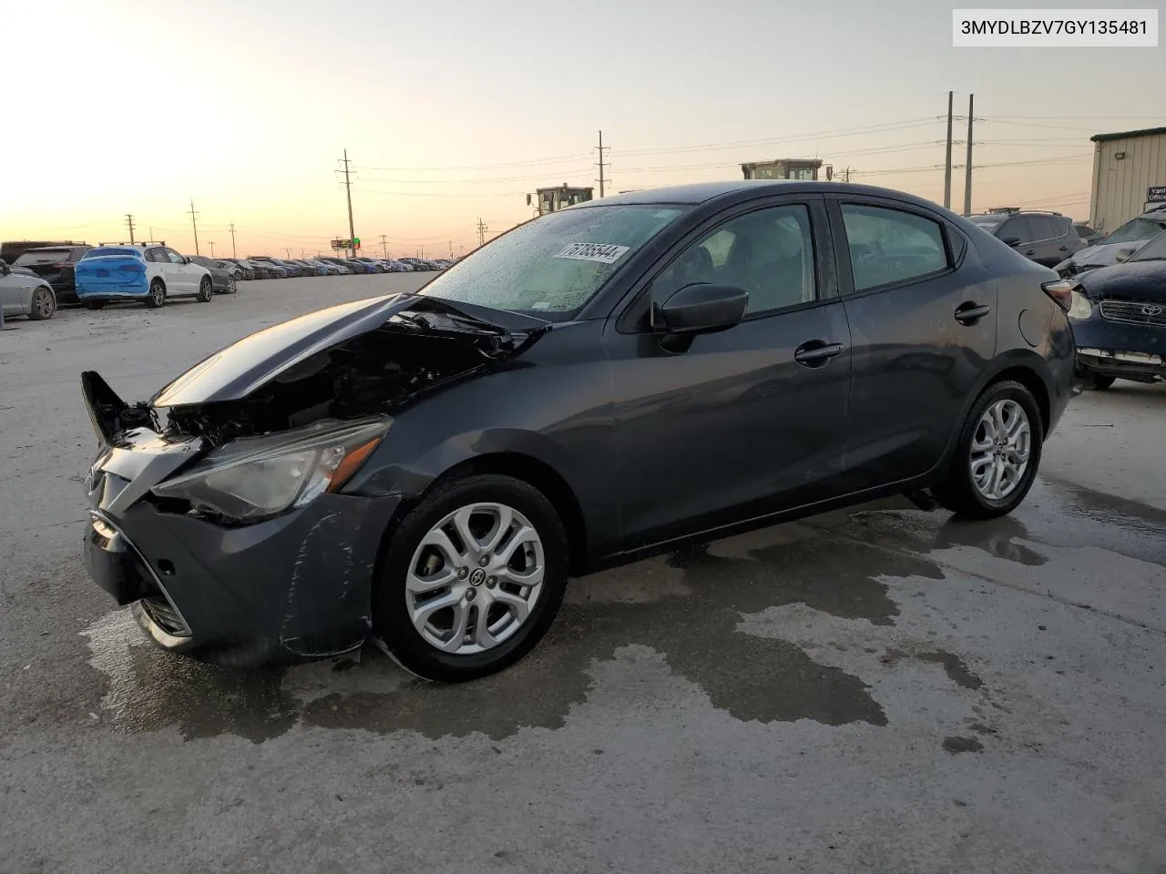 2016 Toyota Scion Ia VIN: 3MYDLBZV7GY135481 Lot: 76785544