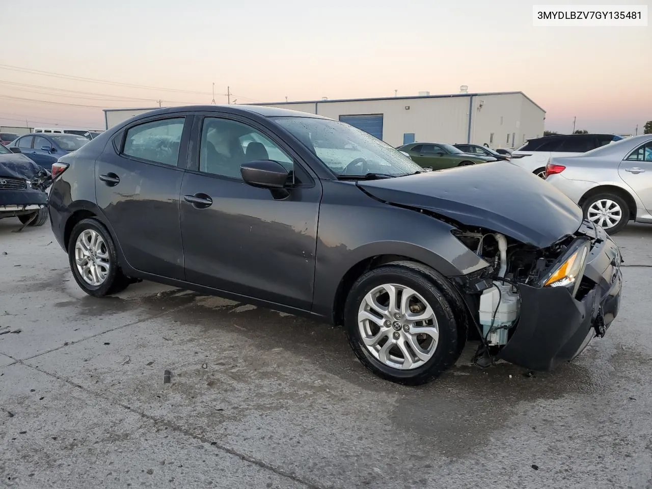 2016 Toyota Scion Ia VIN: 3MYDLBZV7GY135481 Lot: 76785544