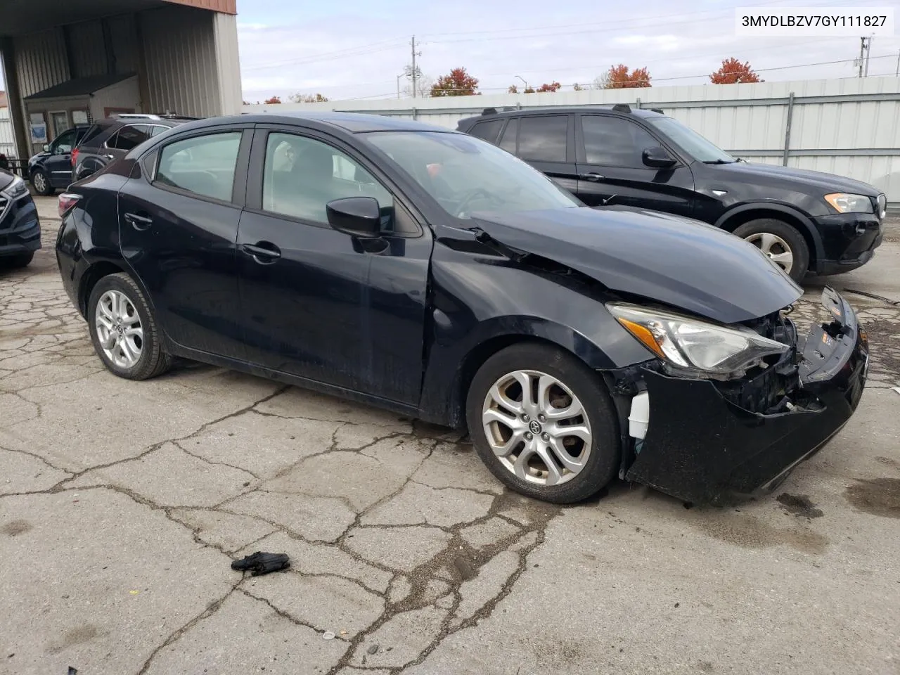 2016 Toyota Scion Ia VIN: 3MYDLBZV7GY111827 Lot: 77435074