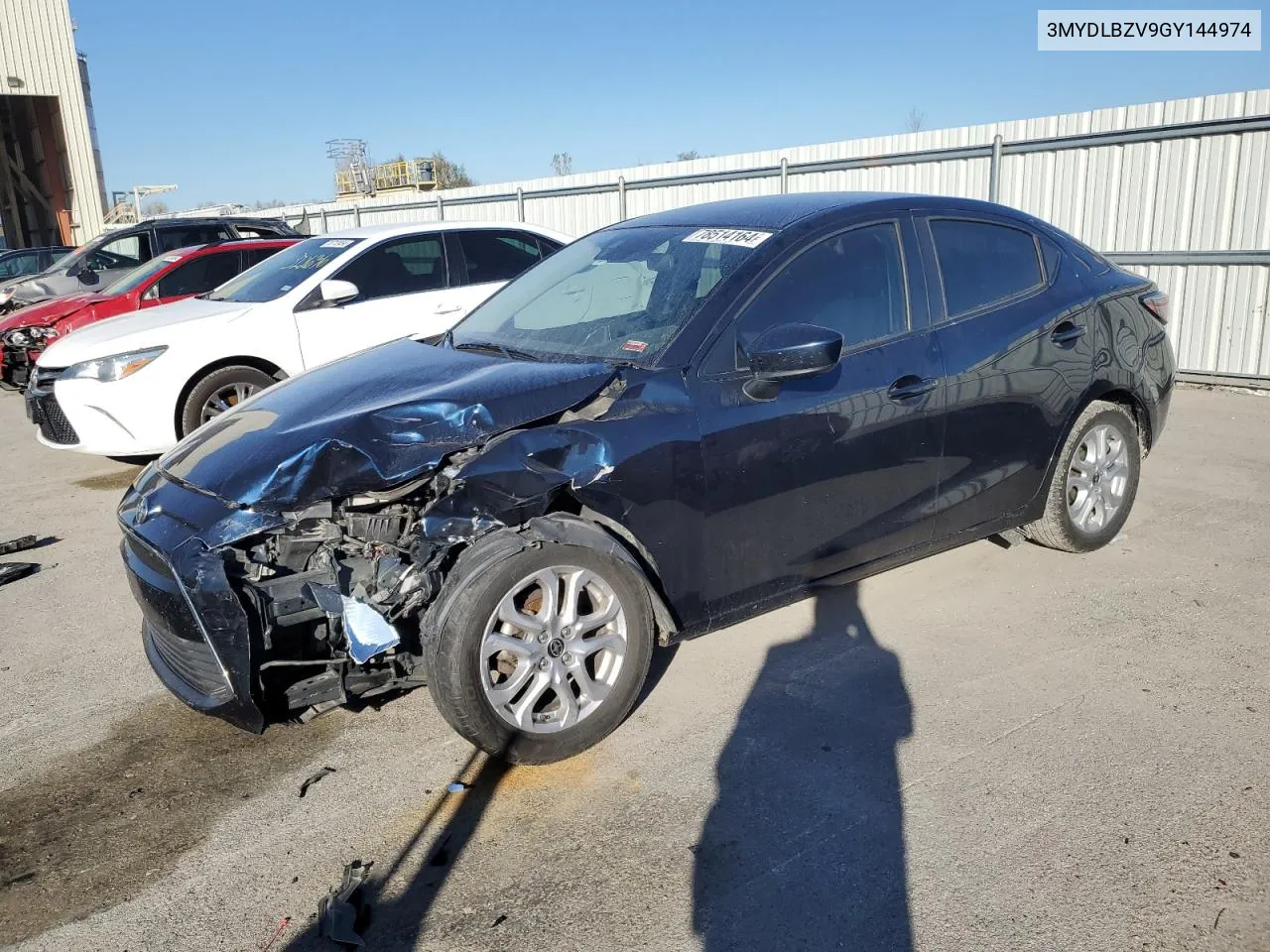 2016 Toyota Scion Ia VIN: 3MYDLBZV9GY144974 Lot: 78514164