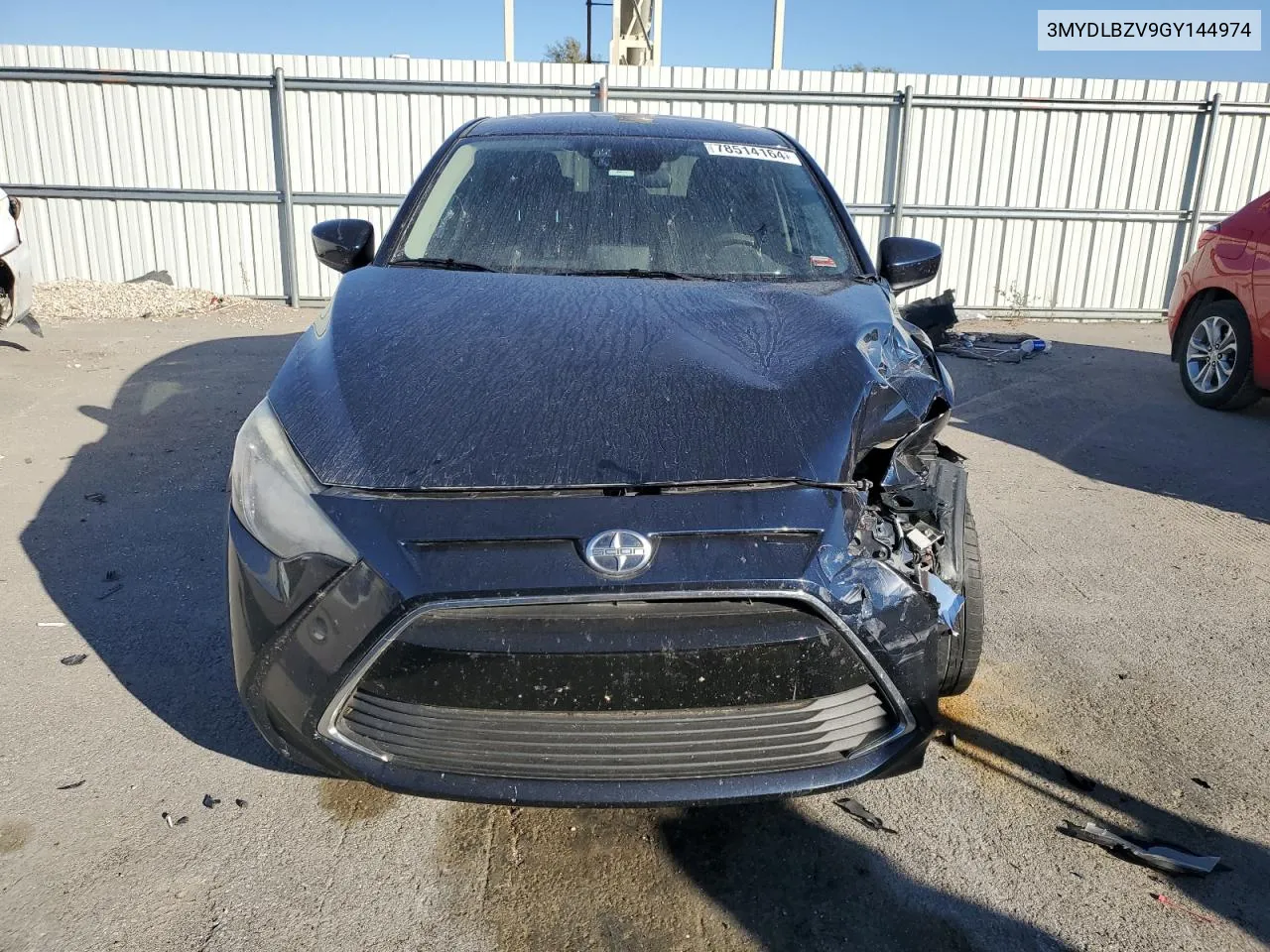 2016 Toyota Scion Ia VIN: 3MYDLBZV9GY144974 Lot: 78514164