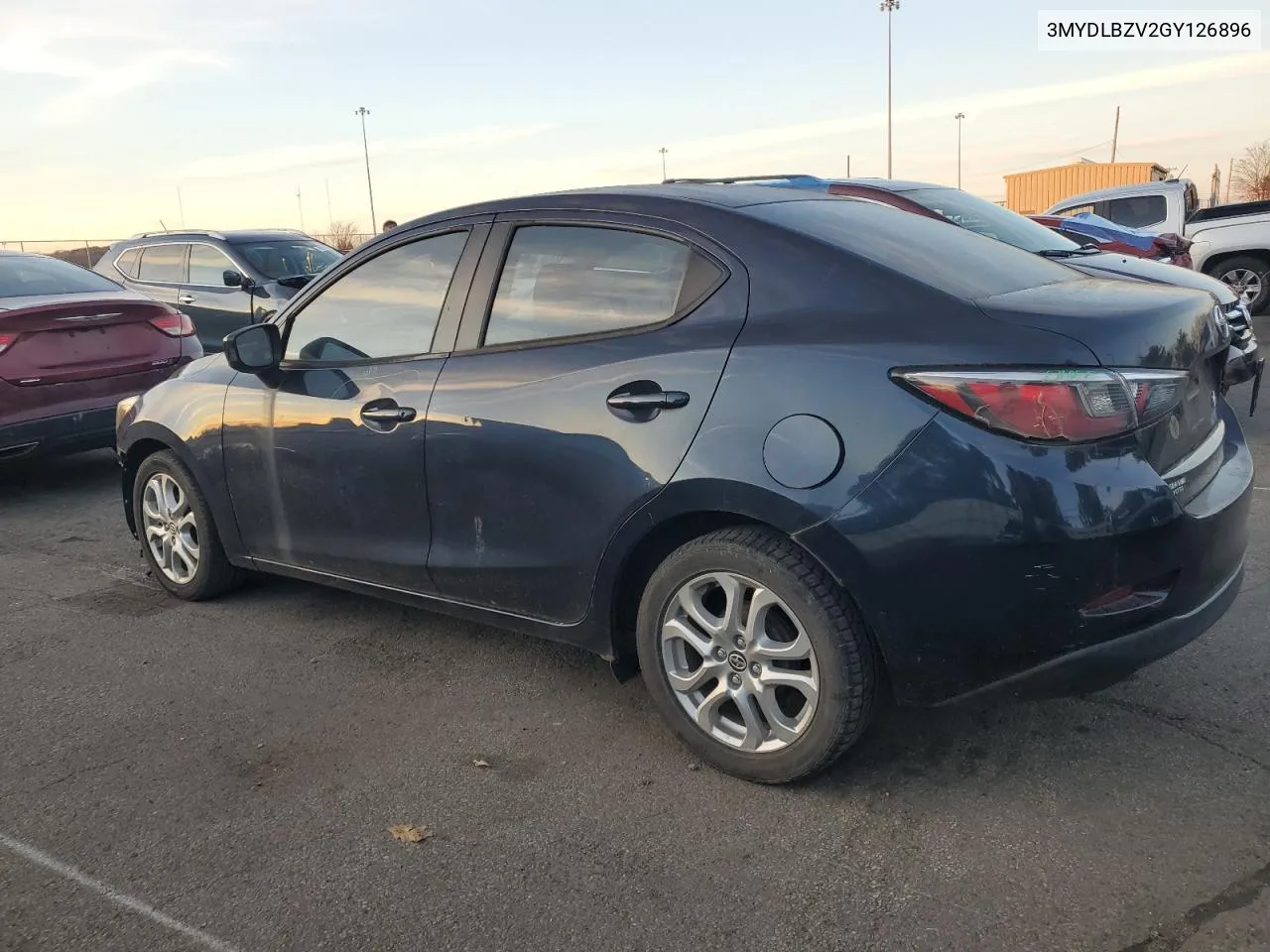 2016 Toyota Scion Ia VIN: 3MYDLBZV2GY126896 Lot: 79944154