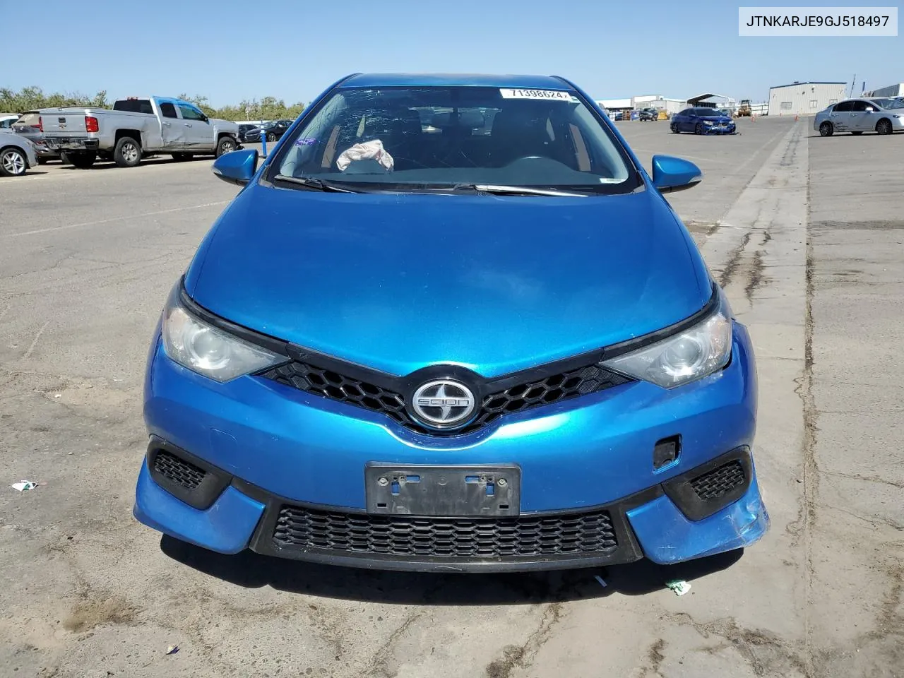 2016 Toyota Scion Im VIN: JTNKARJE9GJ518497 Lot: 71398624