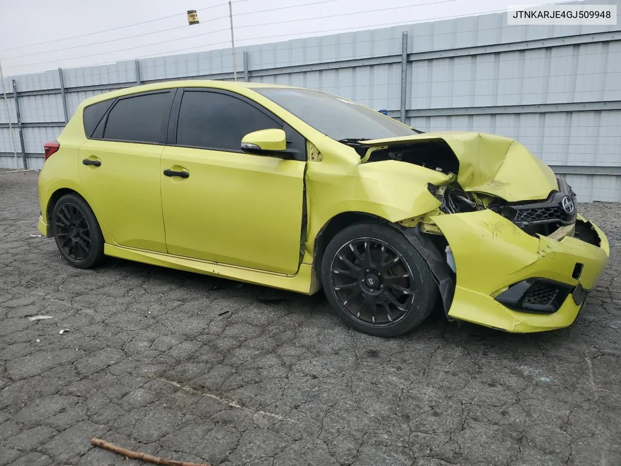 2016 Toyota Scion Im VIN: JTNKARJE4GJ509948 Lot: 76282984