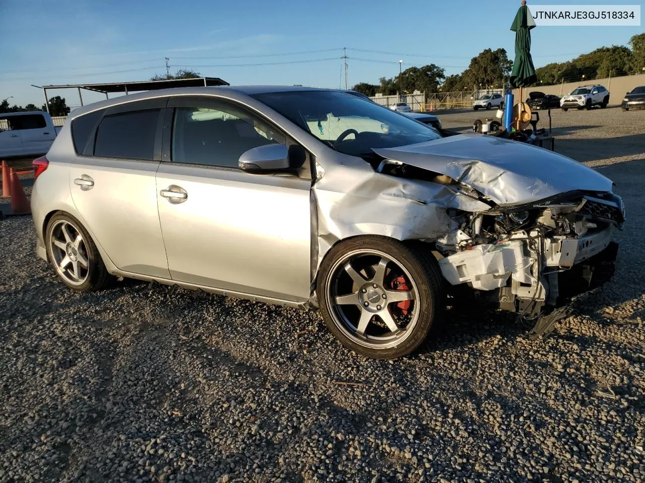 2016 Toyota Scion Im VIN: JTNKARJE3GJ518334 Lot: 79578124