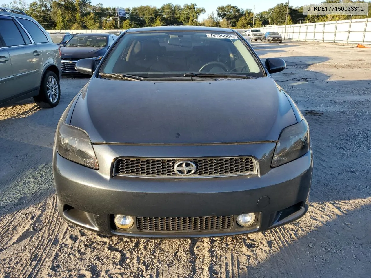 2005 Toyota Scion Tc VIN: JTKDE177150033312 Lot: 76709604