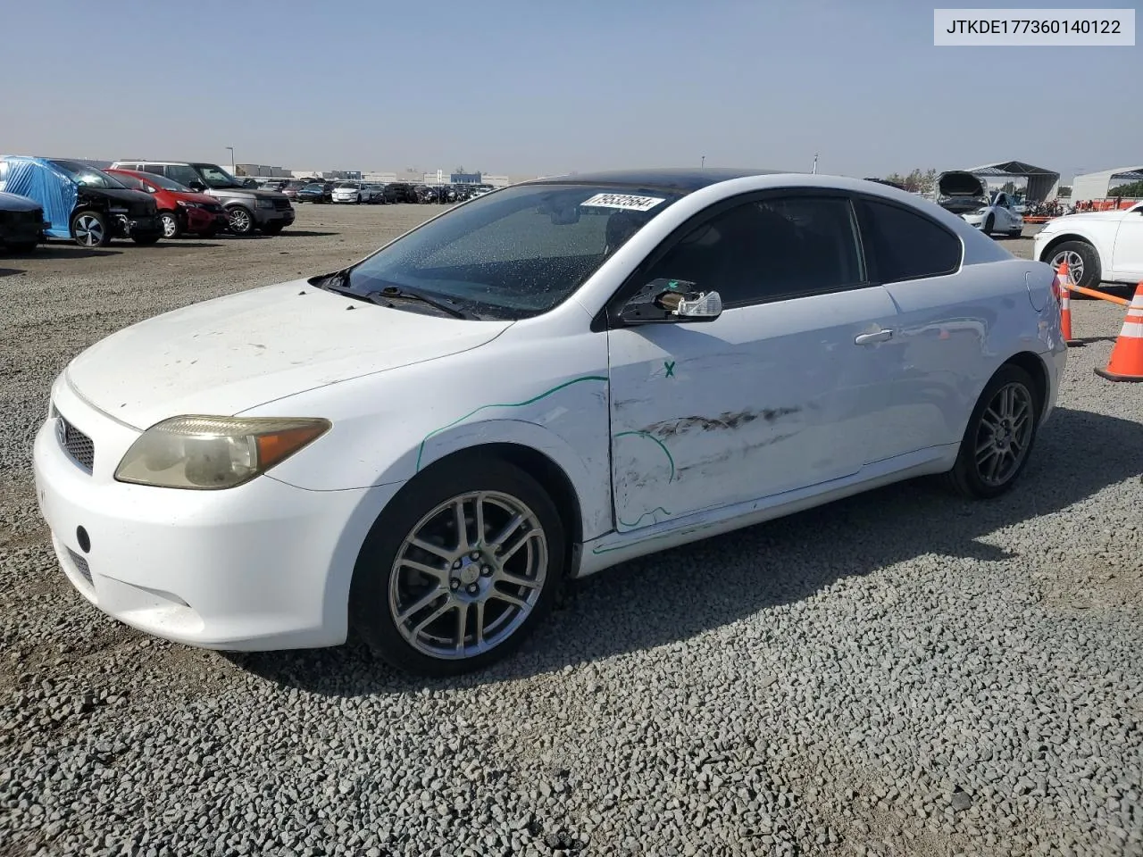 2006 Toyota Scion Tc VIN: JTKDE177360140122 Lot: 79532564