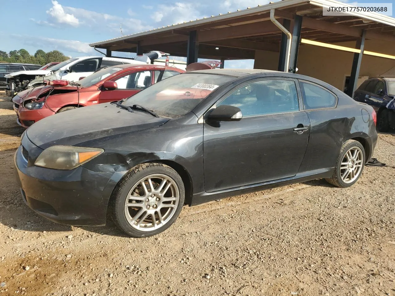 2007 Toyota Scion Tc VIN: JTKDE177570203688 Lot: 74200284