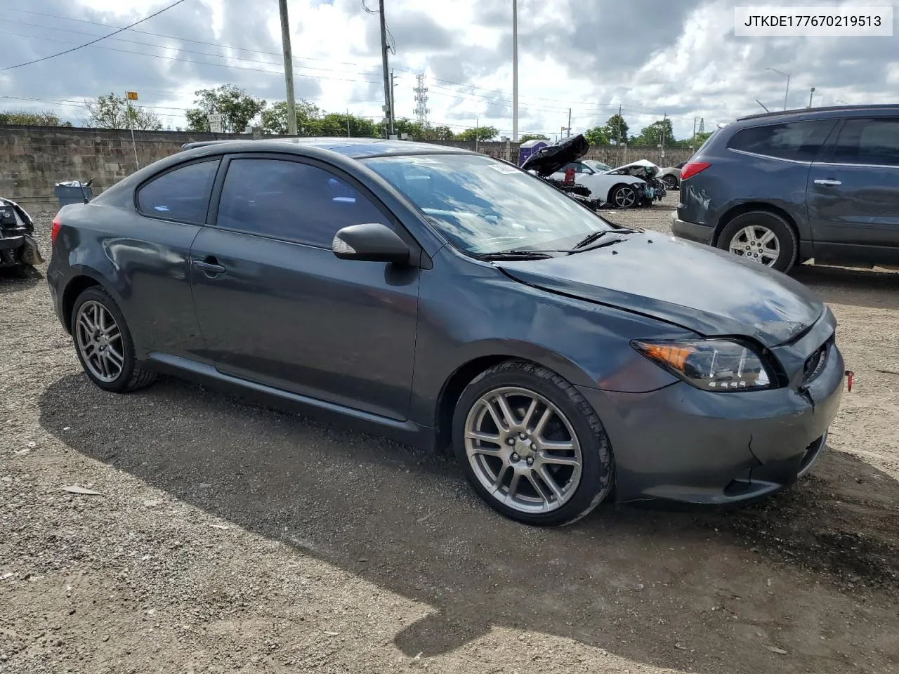 2007 Toyota Scion Tc VIN: JTKDE177670219513 Lot: 74666204