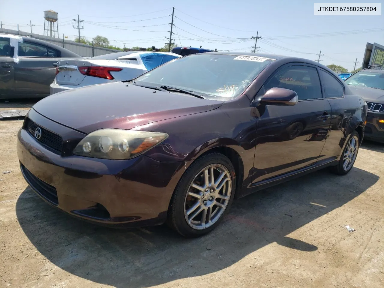 2008 Toyota Scion Tc VIN: JTKDE167580257804 Lot: 54197534