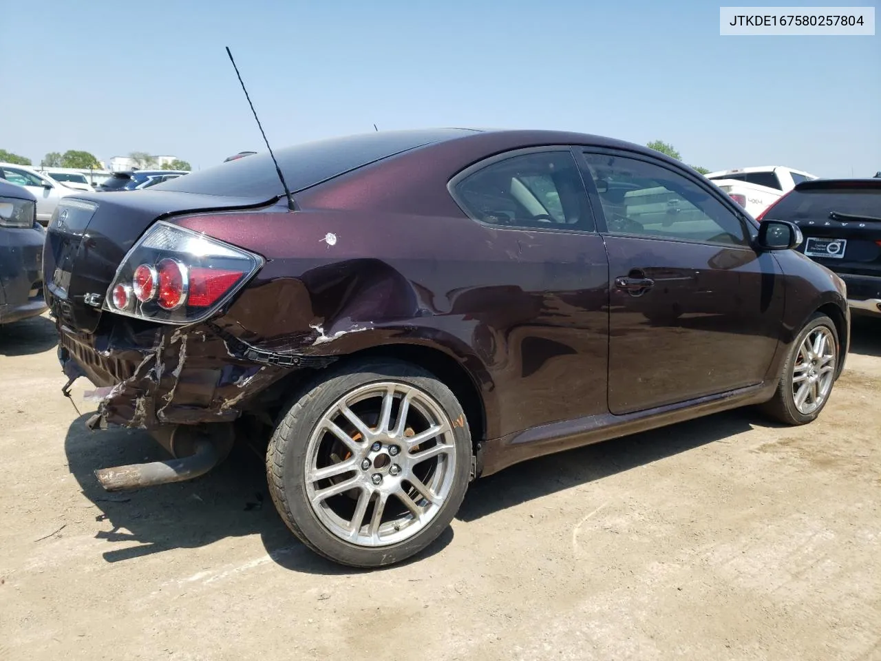 2008 Toyota Scion Tc VIN: JTKDE167580257804 Lot: 54197534